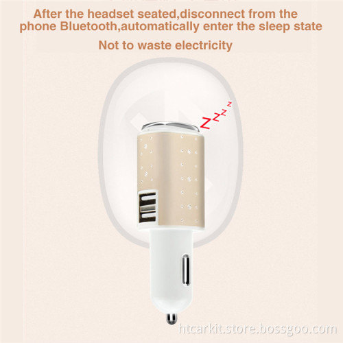 Alibaba wholesale clear case bluetooth car charger